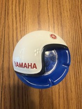 Vintage 1960's Yamaha Enduro Motorcycle Helmet Ashtray Excellent Condition
