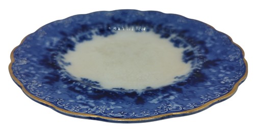 Ridgway Dundee antiker Teller Flow blau Dessert sieben Zoll Porzellan England ANSEHEN - Bild 6 von 9