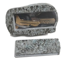Spare Key Hider Rock - Hide a Key Outside in a Real-Looking Stone, Key Hiders...