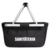 Einkaufskorb SanitäTerin Schriftzug Geschenkidee SanitäTerin Geschenk PräSent Mi