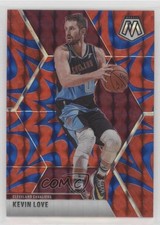 2019-20 Panini Mosaic Reactive Blue Prizm Kevin Love #157 0fn0
