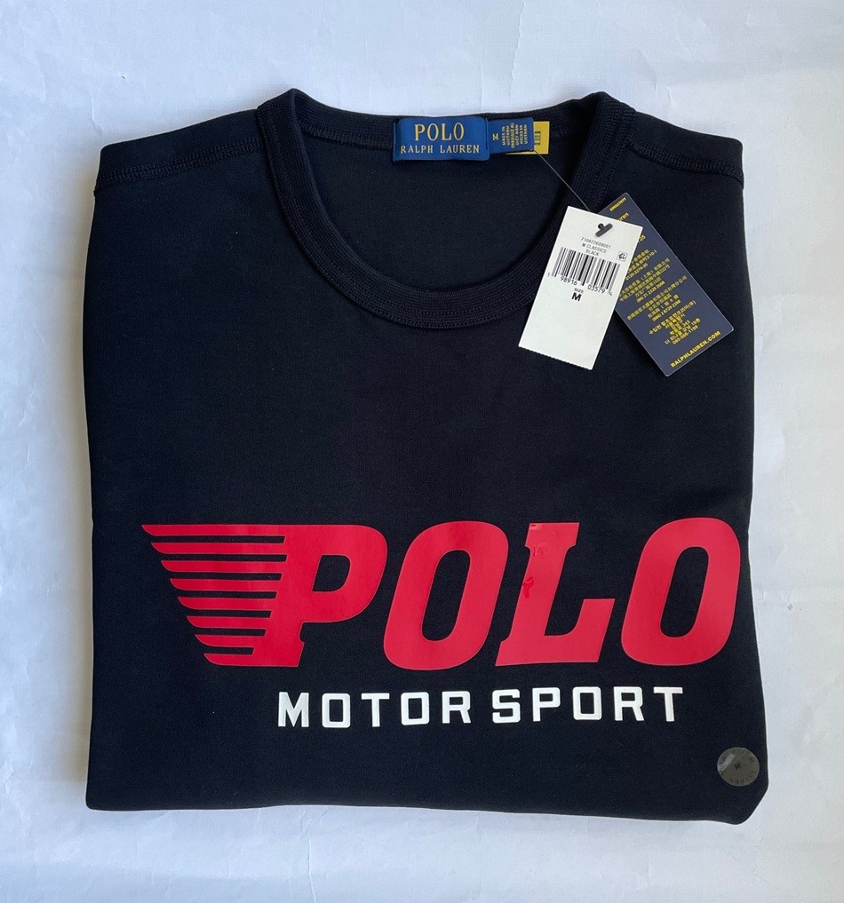 Polo Ralph Lauren Men's Motorsport Racing Sweatshirt Size Medium