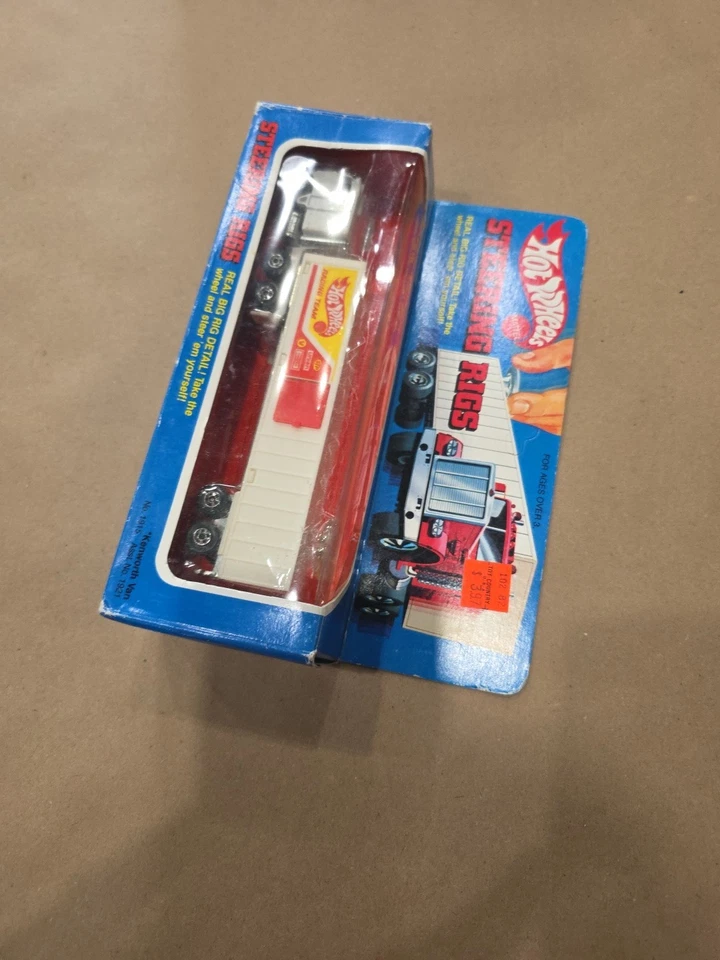 1980 Hot Wheels Steering Rigs Kenworth Racing Team Van Hong Kong 1915 sin perforar Foto 3 de 4