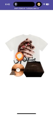 men s size medium travis scott utopia shirt  B3 box set pack BRAND NEW
