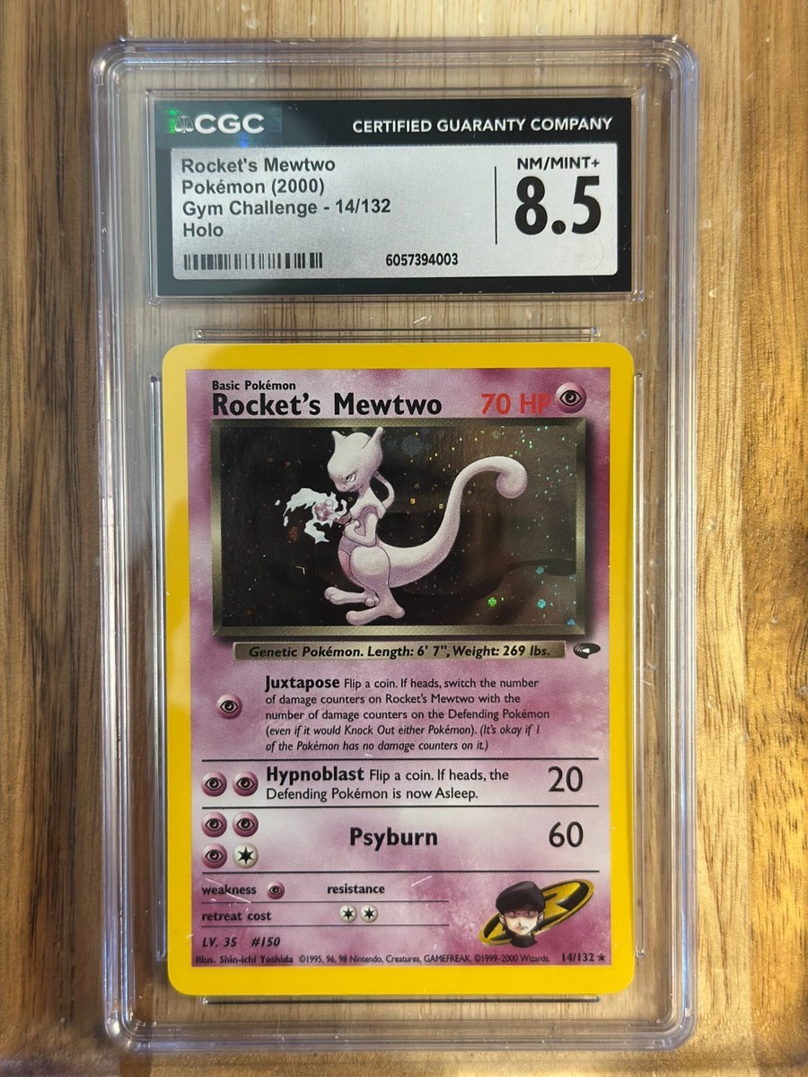 ポケモンカードゲーム pokemon card game Rocket's Mewtwo Holo Rocket's Mewtwo Pokemon Card Holo No.150 Gym 2 Japanese