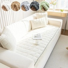 Paw Lounge Plush Pet Couch Cover, Ultra-Soft Non-Slip Sofa Protector