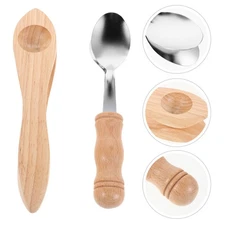 2 Pcs Musical Spoons for Kids Child Percussion Instrument Finger Castanets