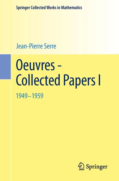 Jean-Pierre Serre | Oeuvres - Collected Papers I | Taschenbuch | Englisch (2013)-image