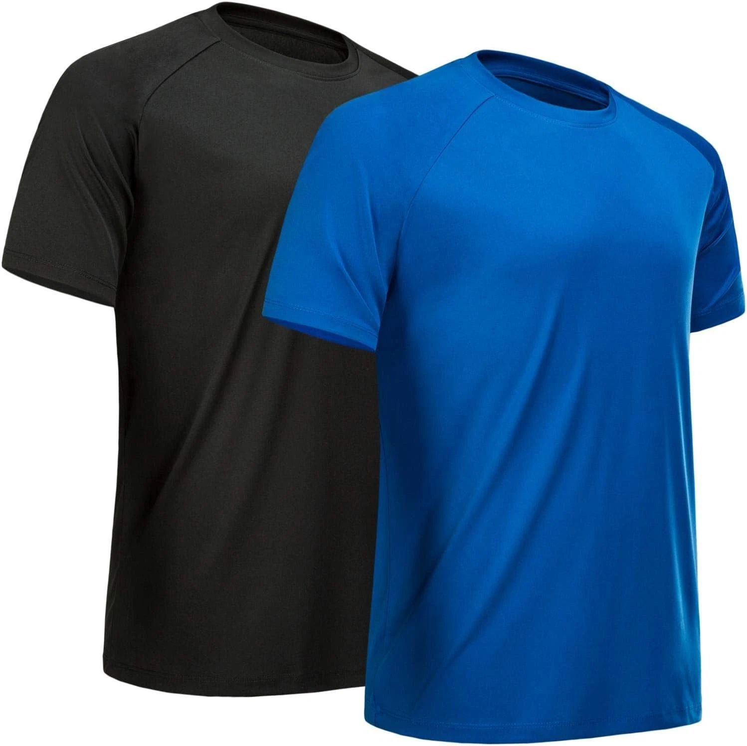 for Men Short Sleeve Quick Dry Athletic Gym Active T Shirt