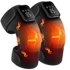 Cordless Knee Massager for Pain Relief with 3 Heating Levels  3 Vibration Modes