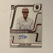 2024-25 Panini Donruss Next Day Auto Jaylon Tyson NDA-JTC CLE RC AUTO