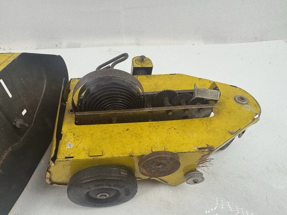 Vintage Nylint Toys Elgin Street Sweeper Wind-up Tin Litho 1950's Parts/repair - Image 4 of 4