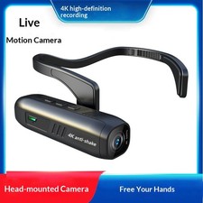 4K Head Mounted Camera, Outdoor Sports Cam Ni...