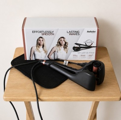 BaByliss 2662U Smooth & Wave Keramik Haarstyler Lockenstab Glätteisen EINMAL BENUTZT!