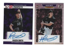 2026 Leaf Pro Set Metal Hagen Smith Autograph Lot of 2