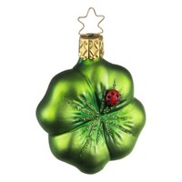"Christbaumkugel Figur \"GlüCksklee\" Christbaumschmuck Glas Weihnachten"
