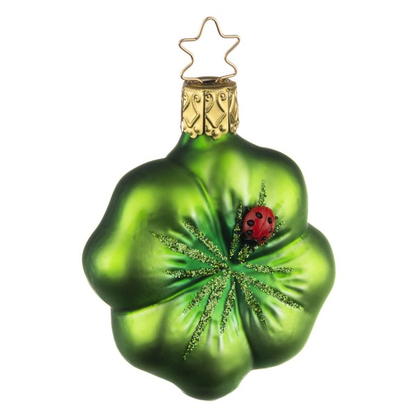"Christbaumkugel Figur \"GlüCksklee\" Christbaumschmuck Glas Weihnachten"-image