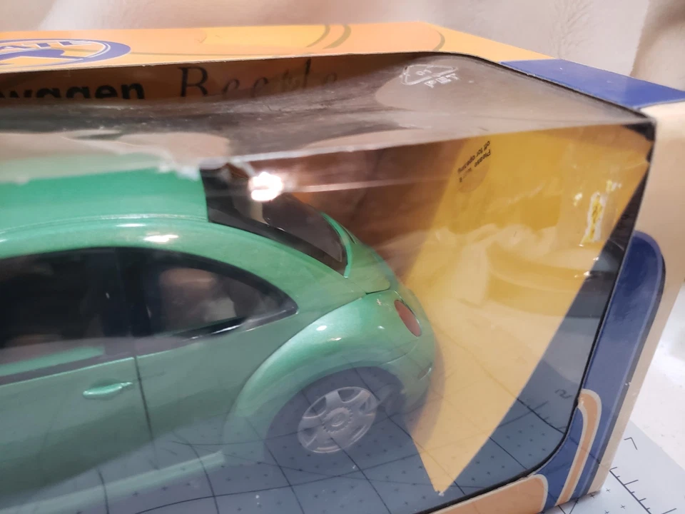 VW Bug Beetle Coupé Gate 1998 vintage escala 1:18, '98, verde, #G01032, nuevo en caja Foto 4 de 4