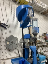 Dillon Precision XL 650 Loader with multiple accessories (detail below)