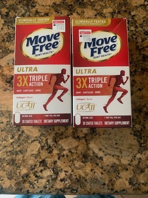 Move Free Ultra Triple Action Supports Joint Health Cartilage & Bones 60 Tablets