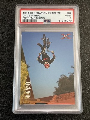 Dave Mirra Generation Extreme BMX Biking #62 PSA Mint 9 Quantity