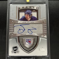 2005-06 Upper Deck The Cup Rookie Auto 043/249 Ryan Hollweg #190 Auto NY Rangers