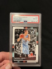 Panini Donruss 2015-16 The Rookies Nikola Jokic Rookie #43 PSA 8 Nuggets