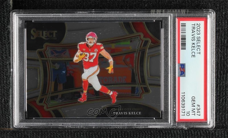2023 Panini Select Field Level Travis Kelce #347 PSA 10 GEM MT g6p
