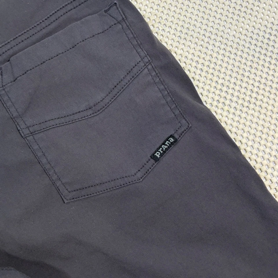 Pantalones Cortos Prana Brion Para Hombre Gris Carbón Rendimiento Elastizados Talla 30x9 Foto 3 de 4