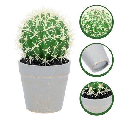 Simulation Faux Cactus Topfpflanze Adorn Desktop Mini Bonsai Dekoration