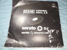 Rane Serato Control Vinyl 2.5 12" Black Record Serato DJ Scratch Live
