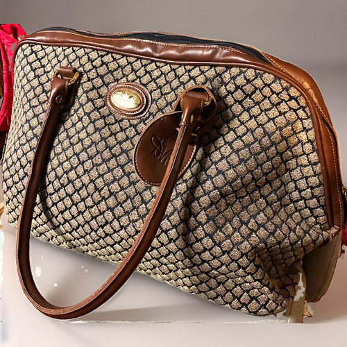 Vintage Diane von Furstenberg Tapestry Duffle Bag