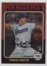 2024 Topps Heritage Chrome Refractor 260/575 Owen White #168 0q26