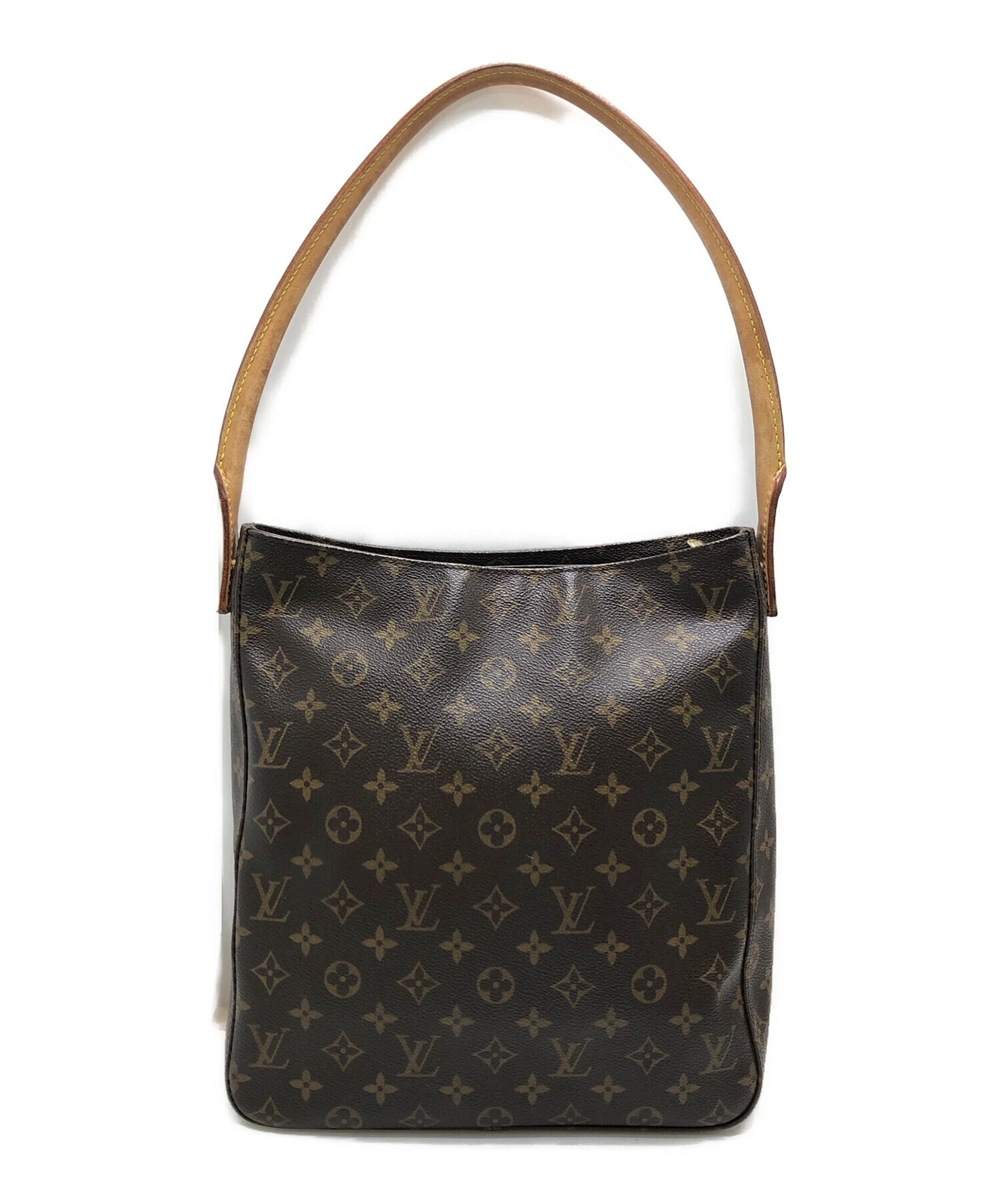 Vuitton — Louis Vuitton Monogram Shoulder Bag M51145 Coated Canvas Brown #TFB4742