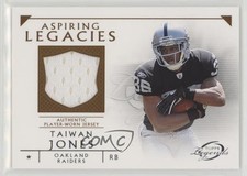 2011 Topps Gridiron Legends Aspiring Legacies Relics Taiwan Jones #ALR-TJ 1k5