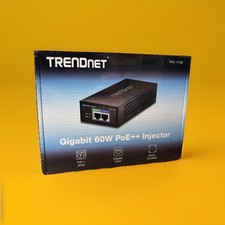 TRENDnet TPE-117GI Gigabit 60W PoE Injector IEEE 802.3bt New Sealed