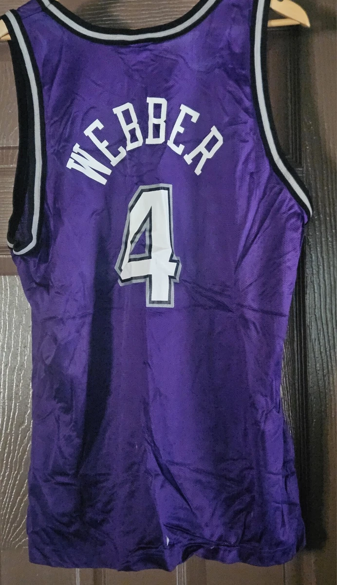 Champion Purple Chris Webber NBA Fan Apparel & Souvenirs for sale