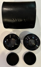 Yashica YASHIKOR AUX Telephoto 1:4 and Wide Angle LENS ADAPTERS Y608 w/case