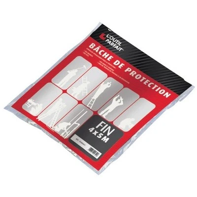 Bâche de protection épaisse 4 x 5 mètres L'OUTIL PARFAIT