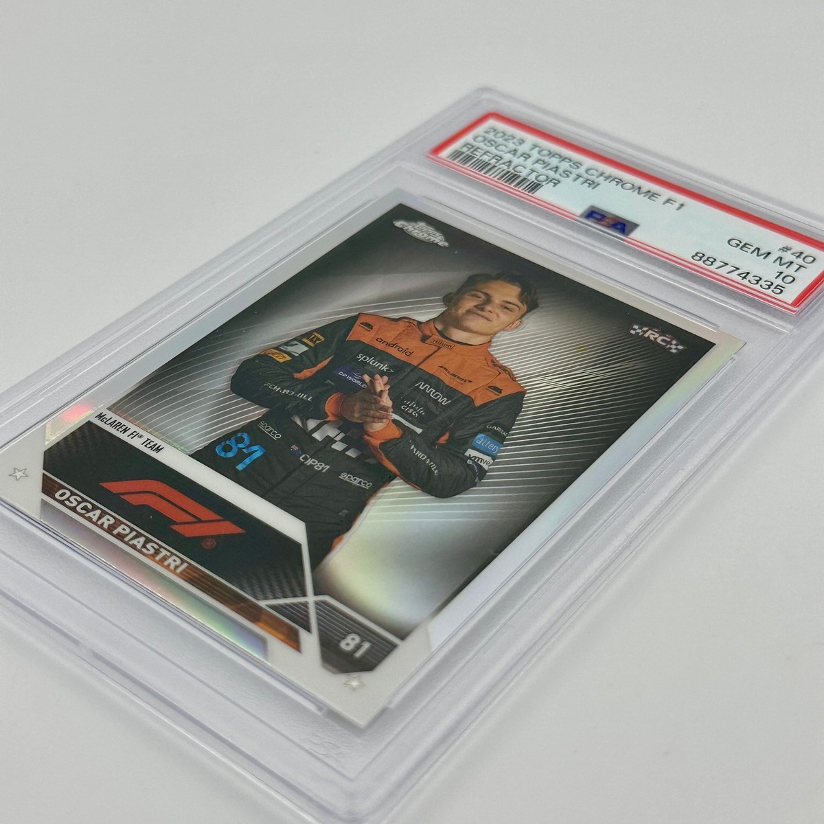 Rookie Card - PSA 10 - Oscar Piastri #40 - Refractor - 2023