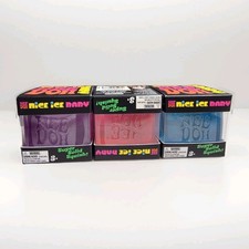 NeeDoh Nice Ice Baby Sensory  Stress Super Solid Squeeze Toy 1.25" Pack of 3