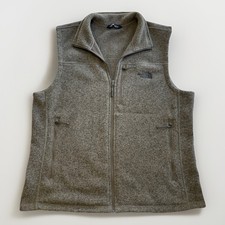 North Face Vest Men L Gordon Lyons Fleece Sweater Full Zip Hike Fisherman Hike