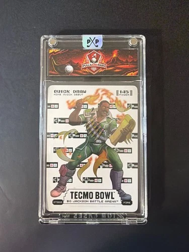 Quick Draw Mike Tecmo Bowl Bo Jackson Battle Arena Sore Thumb 145 Fire ST320