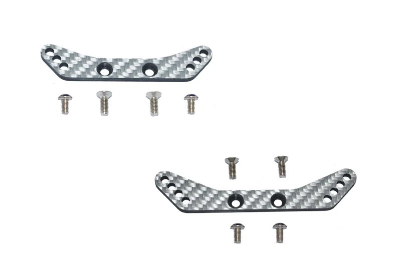 GPM Carbon Fiber Front&Rear Shock Tower For TAMIYA 1/10 TA08 Pro 58693 - Image 3 of 4