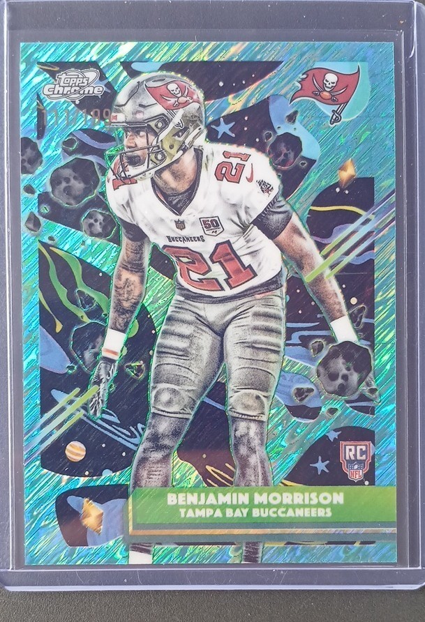 BENJAMIN MORRISON 2025 TOPPS COSMIC CHROME AQUA EQUINOX /199 #193 ROOKIE CARD SP