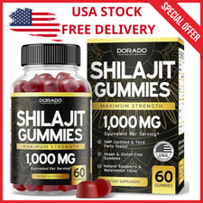 Shilajit Gummies Pure 100 Himalayan Organic Shilajit Resin Natural Supplement