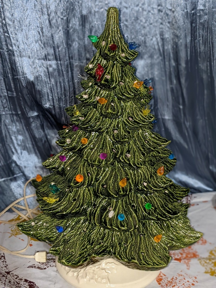 ✳︎フランスヴィンテージ Christmas tree✳︎ Vintage-Red-Ceramic-Christmas-