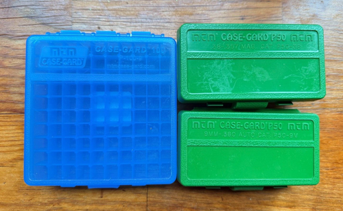 MTM Case Gard Ammo Box 50 Round .38 - .357 Cal. + 150 Round 9mm - .380 Cal.