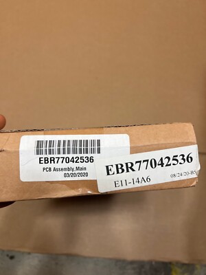 EBR77042536 OEM GENUINE NEW LG Refrigerator Electronic Control Board