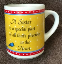 Abbey Press “A Sister Is A Special Part Of All That’s Precious To The Heart” Mug